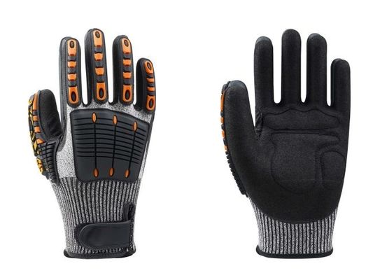 comprar Guantes antivibración de calibre 13 con resistencia a cortes y impactos para trabajos pesados Fabricación en línea