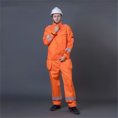 comprar El trabajo de la seguridad del poliéster del algodón el 35% del 65% uniforma las batas ignífugas del peso ligero de NZS Fabricación en línea