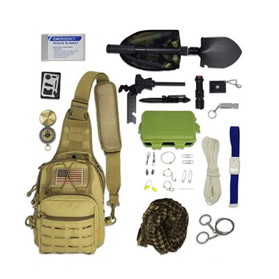 comprar El acampar de la supervivencia de Kit Tactical Kit For Outdoor de los primeros auxilios de la mochila de la emergencia 600D Fabricación en línea