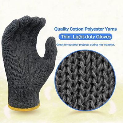 comprar Guantes manuales de algodón duraderos y ligeros, lavables, para el trabajo de seguridad y uso industrial Fabricación en línea