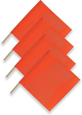 comprar La alta asta de bandera anaranjada del jardín de las banderas de la seguridad en carretera de Visiblity para el camión carga el remolque Fabricación en línea