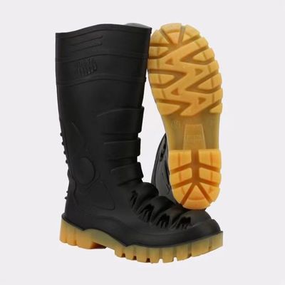 comprar UK2 - seguridad en el trabajo Gumboots de 13 PVC con Toe Cap Metatarsal Protection de acero Fabricación en línea