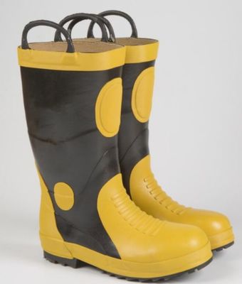Comprar Botas de trabajo para bomberos resistentes a la perforación, resistentes al calor y antideslizantes Botas de seguridad para bomberos EU35-EU48 Fabricación en línea