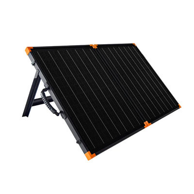 comprar Kit de panel solar portátil monocristalino de 200 W con diseño plegable impermeable IP68 y 2 salidas USB Fabricación en línea