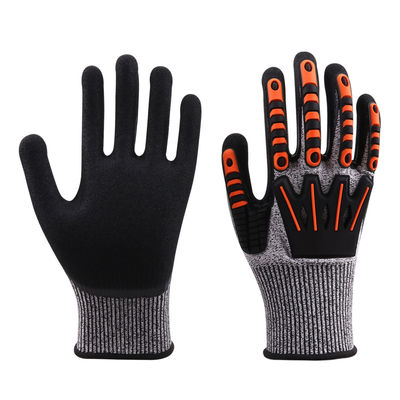 comprar Guantes antis de la vibración de la arquitectura 15 guantes resistentes de la seguridad del corte flexible del indicador Fabricación en línea