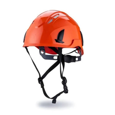 Un buen precio. Casco de la escalada del casco de seguridad de la cabeza del petróleo de la PC del ABS con el trinquete ajustable en línea