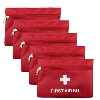 Un buen precio. Kit de primeros auxilios portátil impermeable con 100 piezas para viajes a casa y emergencias en línea