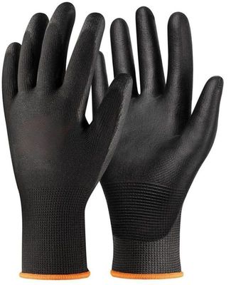 Un buen precio. Guantes de trabajo de seguridad ligeros y elásticos con revestimiento de poliuretano para mejorar el agarre en línea