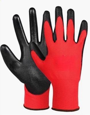 Un buen precio. Antiestático a prueba de polvo suave guantes de seguridad de trabajo sin costura para protección ligera en línea