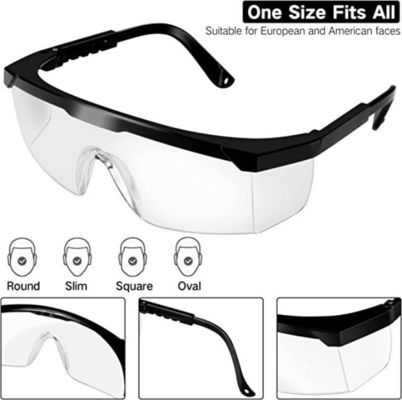 Un buen precio. Gafas de seguridad ligeras, antiniebla, antiarañazos, unisex, para protección ocular industrial y de bricolaje en línea