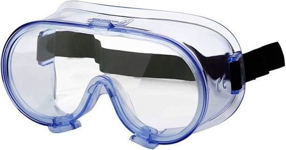 Un buen precio. Gafas de seguridad de visión ancha de alta definición con lentes antiniebla y correa ajustable unisex en línea