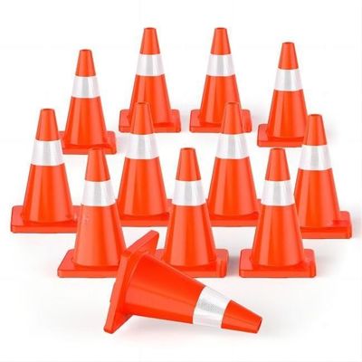 Un buen precio. artículo de Safery de los conos de la seguridad de tráfico del PVC del 18in los 28in para el aparcamiento del camino de la calzada en línea
