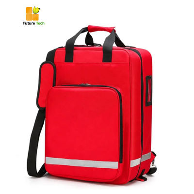 Un buen precio. bolso médico certificado CE multifuncional impermeable de la carretilla de la mochila de los primeros auxilios 1800D en línea