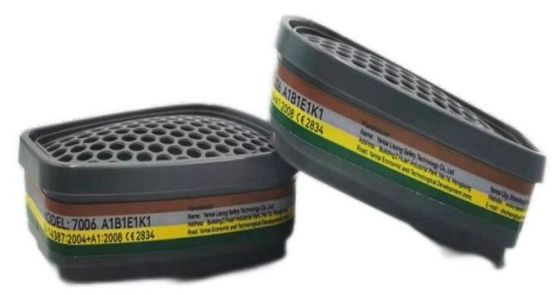 Un buen precio. Filtro de cartucho de gas con certificación CE de carbón activado con conexión de bayoneta para accesorios de respirador en línea