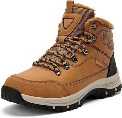 Un buen precio. Botas de seguridad resistentes al agua y al frío, antideslizantes, con forro de lana, para trabajos al aire libre en línea