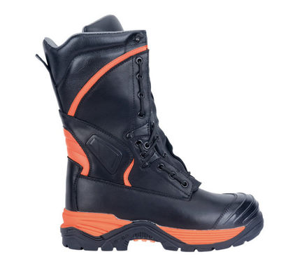 Un buen precio. Dedo del pie de acero del trabajo industrial de la seguridad US3-14 de las botas de las botas amortiguadores a prueba de calor del bombero en línea