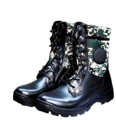 Un buen precio. PU de goma del resbalón del combate del choque anti táctico militar anti de las botas hacia fuera en línea
