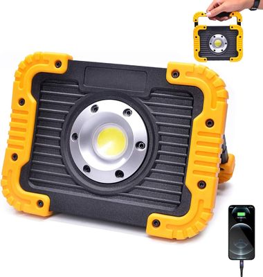 Un buen precio. Luz de trabajo LED portátil IP44 impermeable recargable de 1500 lúmenes para uso en interiores y exteriores en línea