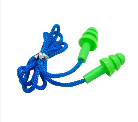 Un buen precio. Seguridad Tapones de silicona reutilizables para oídos con espuma de PU de rebote lento para reducir el ruido y el color personalizado en línea