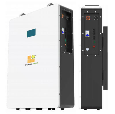 Un buen precio. 10kwh 51.2V Batería montada en la pared 200Ah Almacenamiento solar Batería de litio Capacidad nominal 20A Corriente de carga estándar en línea