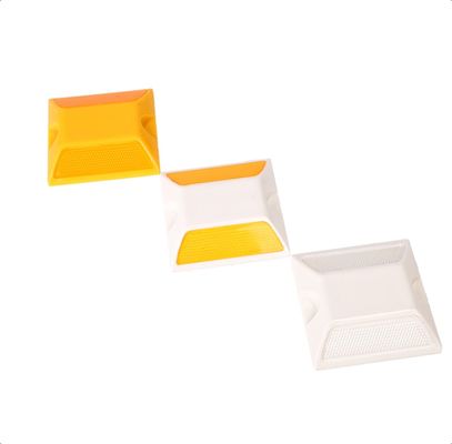 Un buen precio. Reflectores de rodillos de carretera con resistencia a la compresión de 30 toneladas IP>67 grado impermeable y reflector PMMA de doble lado para marcadores de pavimento en línea