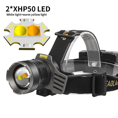 Un buen precio. Linterna frontal LED recargable de alto lumen OEM, linterna frontal USB-C impermeable con zoom para exteriores y trabajo – Serie FT-H651A en línea